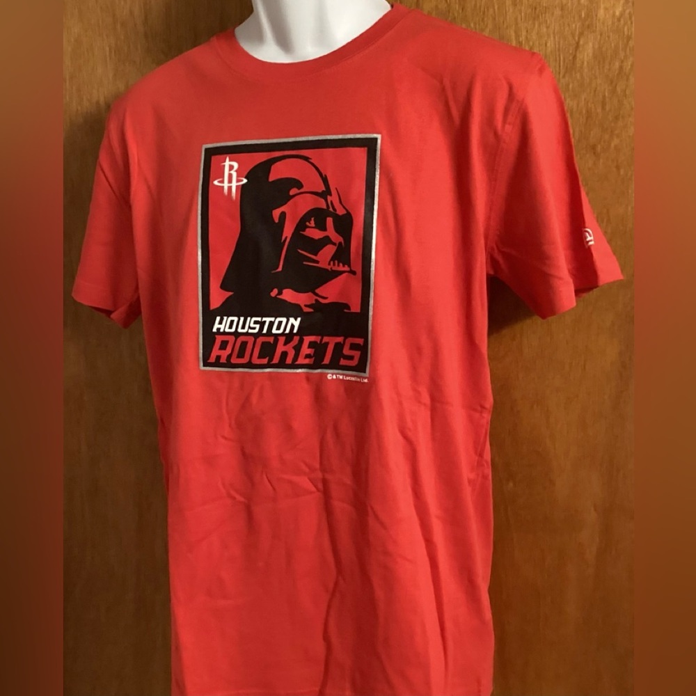 Star Wars Darth Vader / Houston Rockets New Era T-Shirt Sz.M